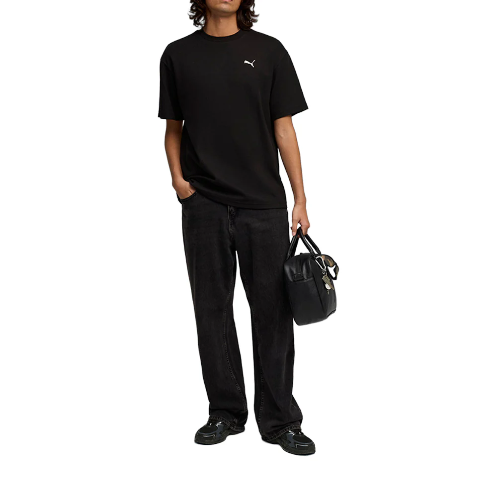 Essentials Elevated Relaxed Crew Neck Short Sleeve T-Shirt - Image 5
