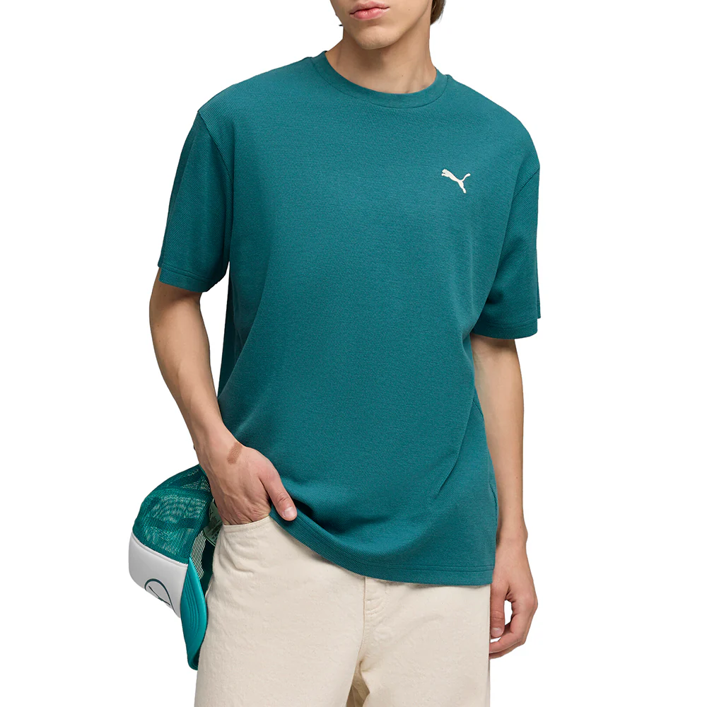 Essentials Elevated Relaxed Crew Neck Short Sleeve T-Shirt - Image 3