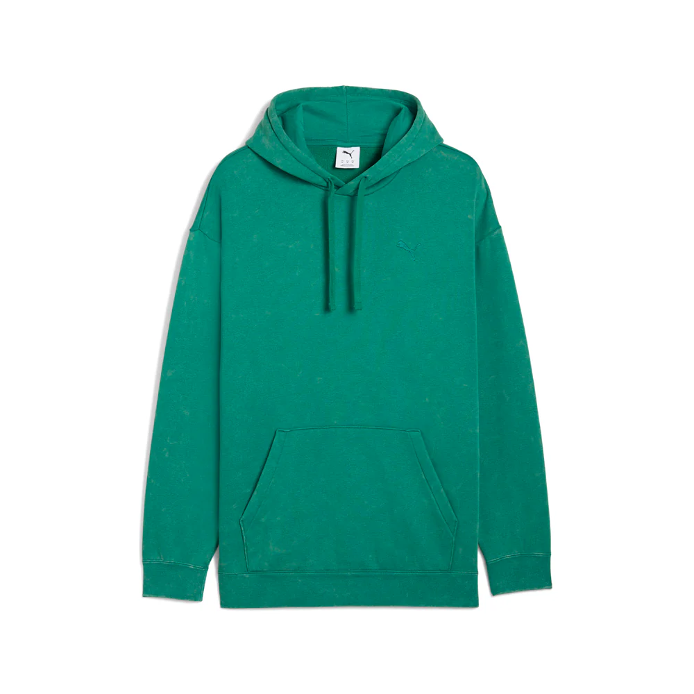 Elevated Essentials Acid Wash Fleece Pullover Hoodie