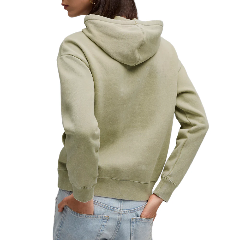 Elevated Essentials Acid Wash Fleece Pullover Hoodie - Image 4