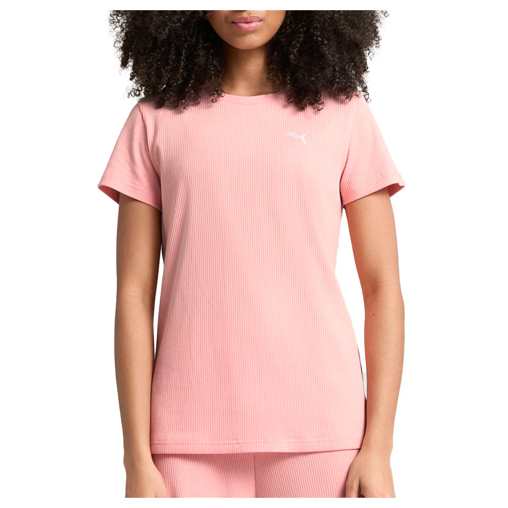 Essentials Elevated Rib Crew Neck Short Sleeve T-Shirt - Image 3