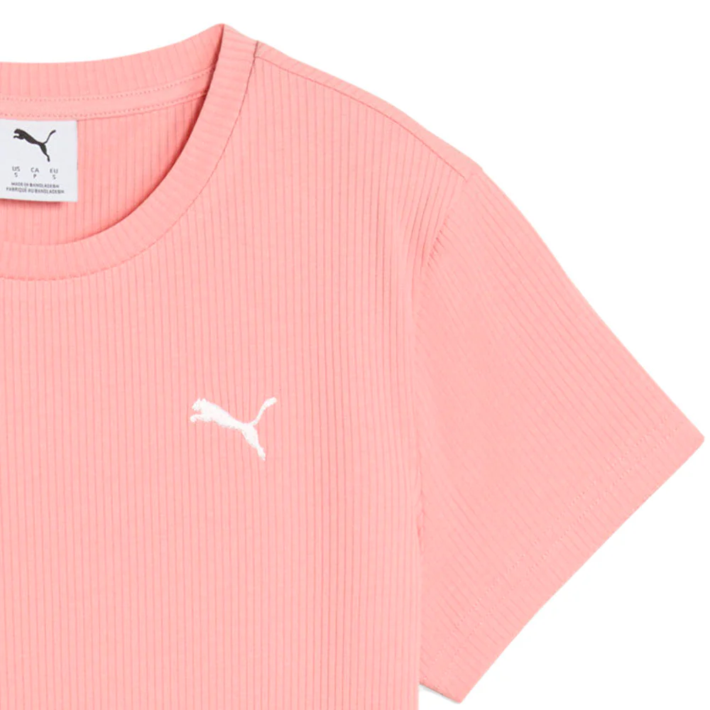 Essentials Elevated Rib Crew Neck Short Sleeve T-Shirt - Image 5