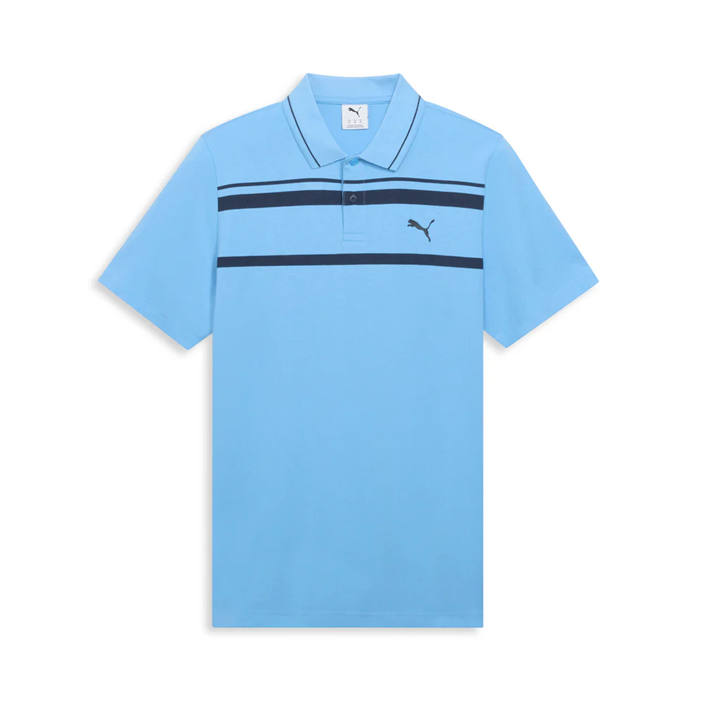 Essentials Elevated Striped Short Sleeve Polo Shirt