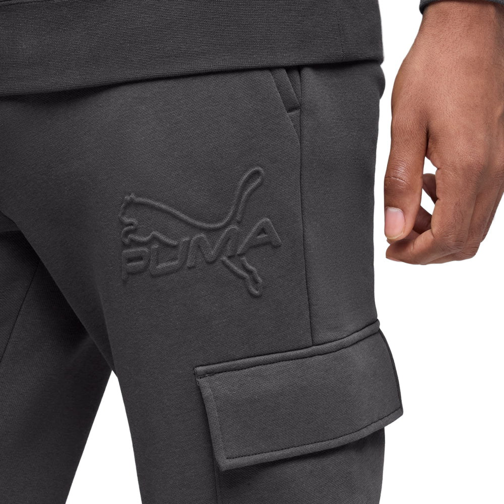 Essentials Embossed Cargo Pants - Image 4