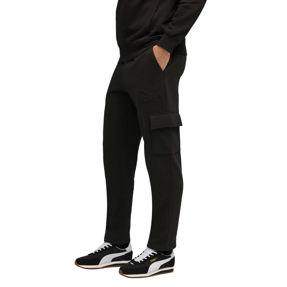 Essentials Embossed Cargo Pants - Image 3