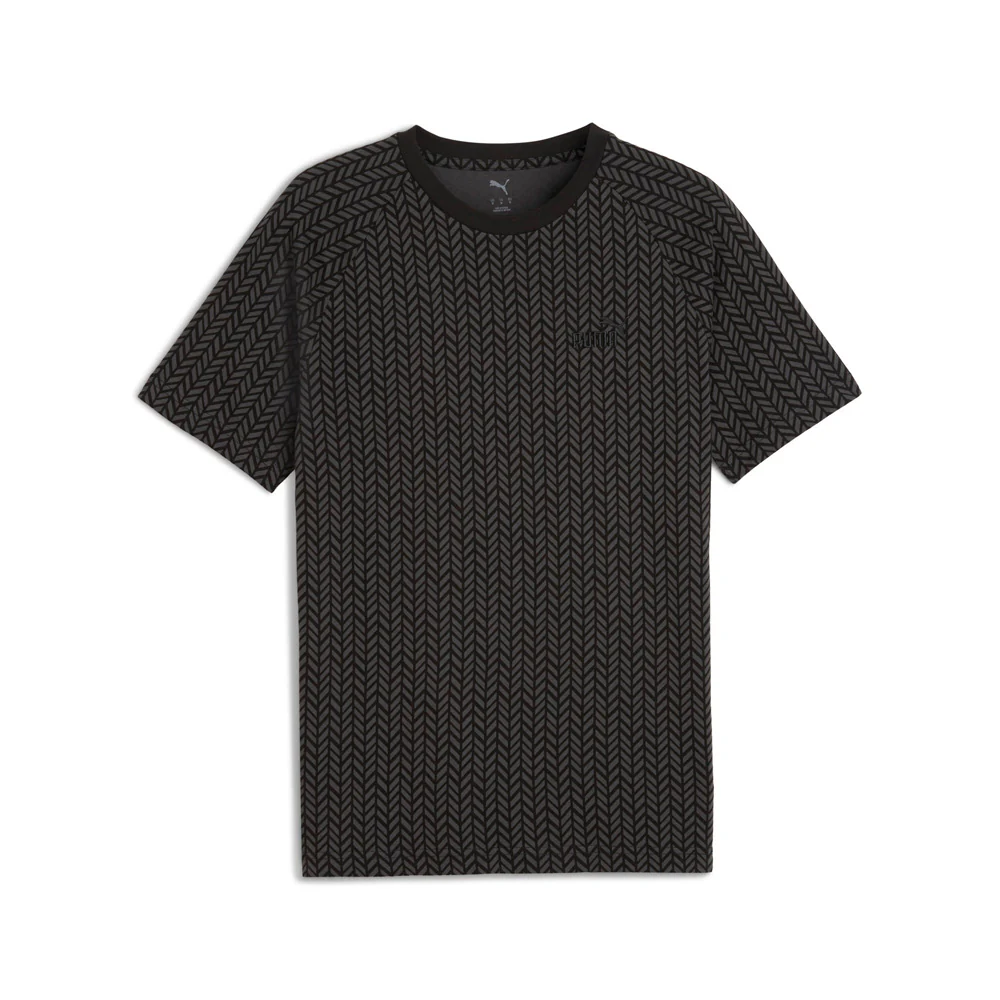 Essentials Herringbone Graphic Crew Neck Short Sleeve T-Shirt