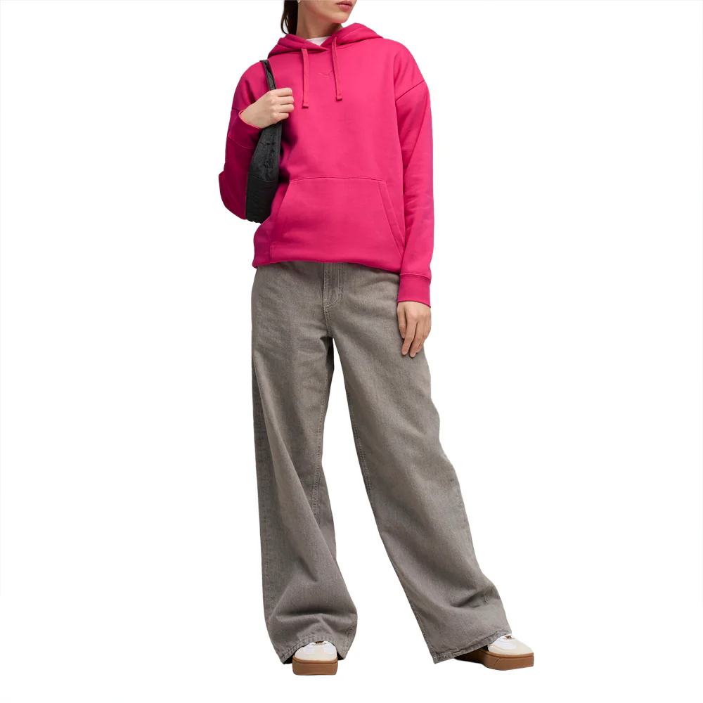 Essentials Centered Cat Logo Relaxed Pullover Hoodie - Image 5