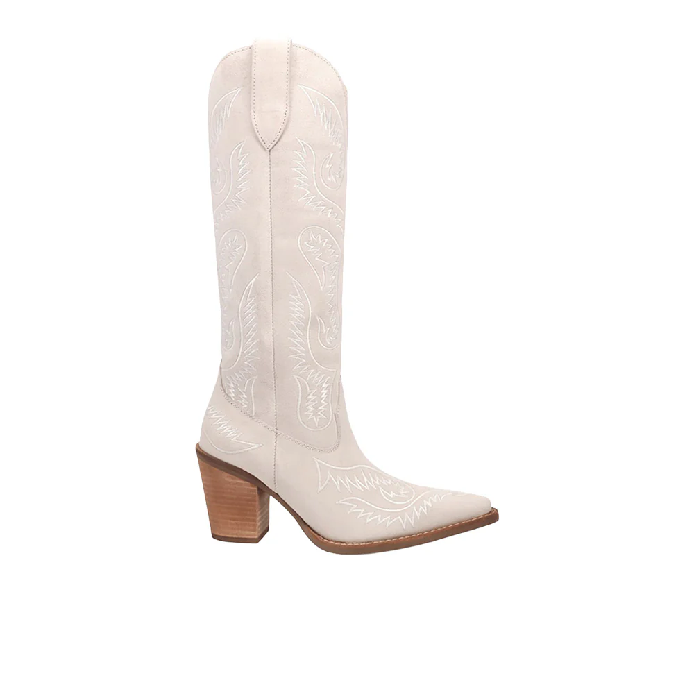 Evita Embroidered Snip Toe Cowboy Boots
