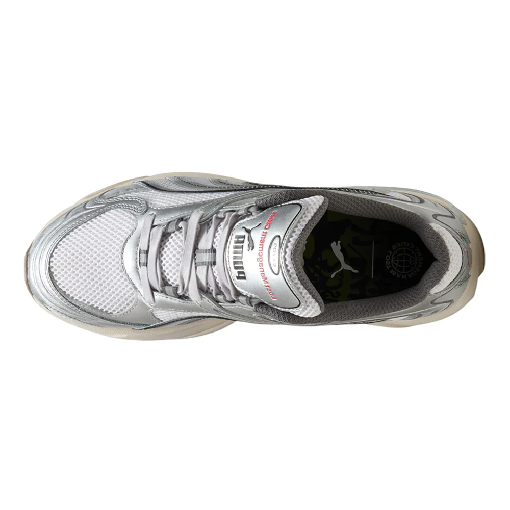 PUMA X LOST MANAGEMENT CITIES Extos Metallic Lace Up Sneakers - Image 4