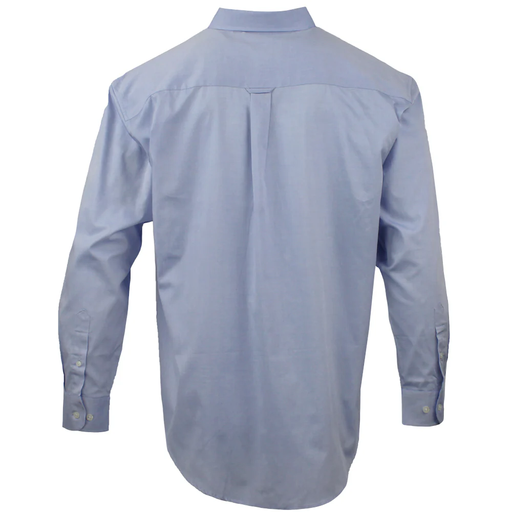 EZCare Pinpoint Collared Long Sleeve Button Up Shirt - Image 2