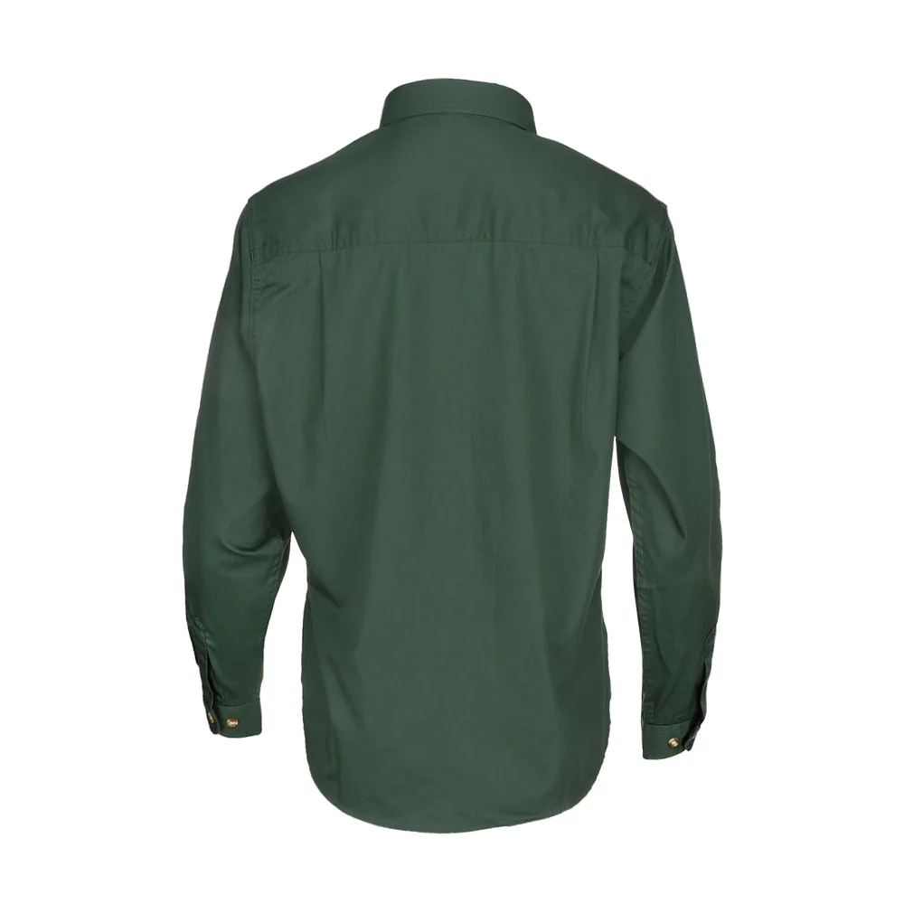 EZCare Woven Collared Long Sleeve Button Up Shirt - Image 2
