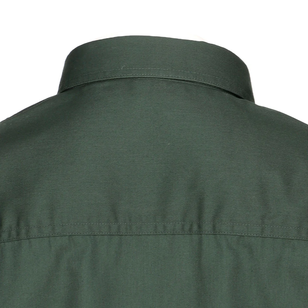 EZCare Woven Collared Long Sleeve Button Up Shirt - Image 4