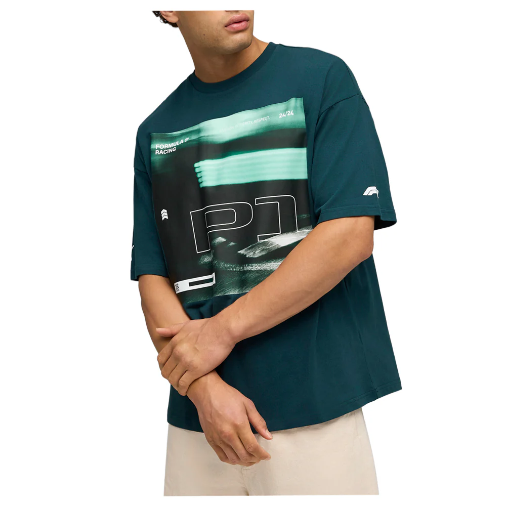 F1 Lifestyle Racing Graphic Crew Neck Short Sleeve T-Shirt - Image 3