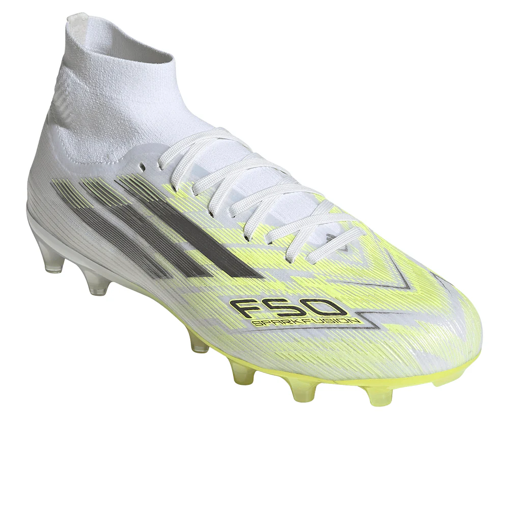 F50 Sparkfusion Pro Mid Cut Firm/Artificial Ground Soccer Cleats - Image 2
