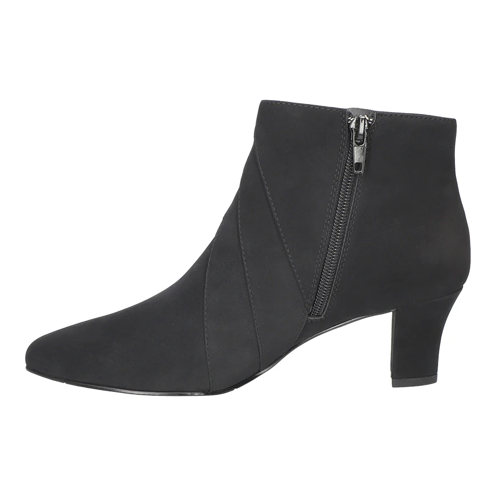 Falcon Pointed Toe Zippered Booties - Image 3