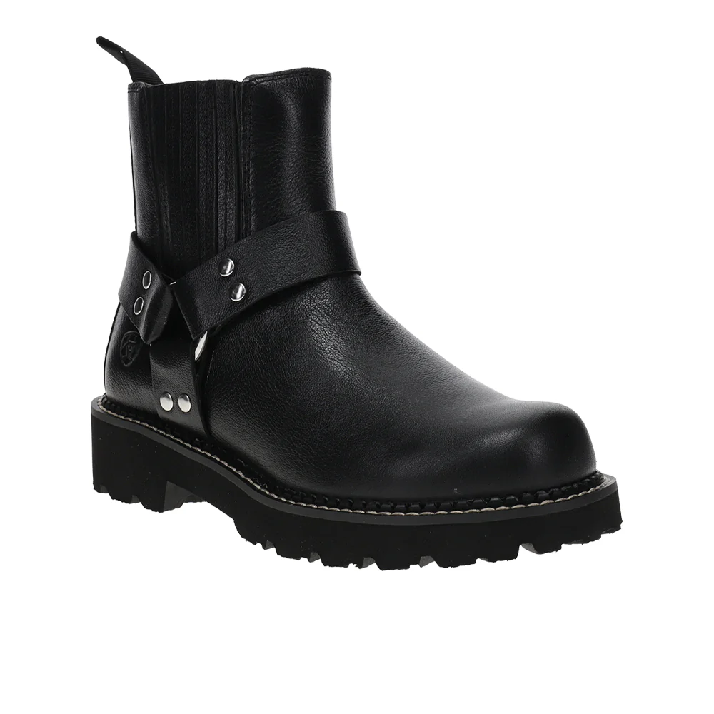 Fatbaby Round Toe Chelsea Motorcycle Boots - Image 2