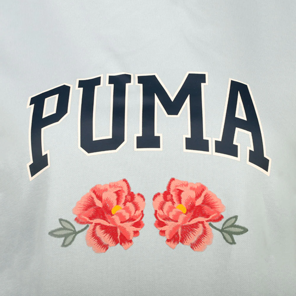 Faux Embroidery Floral Pullover Hoodie - Image 3