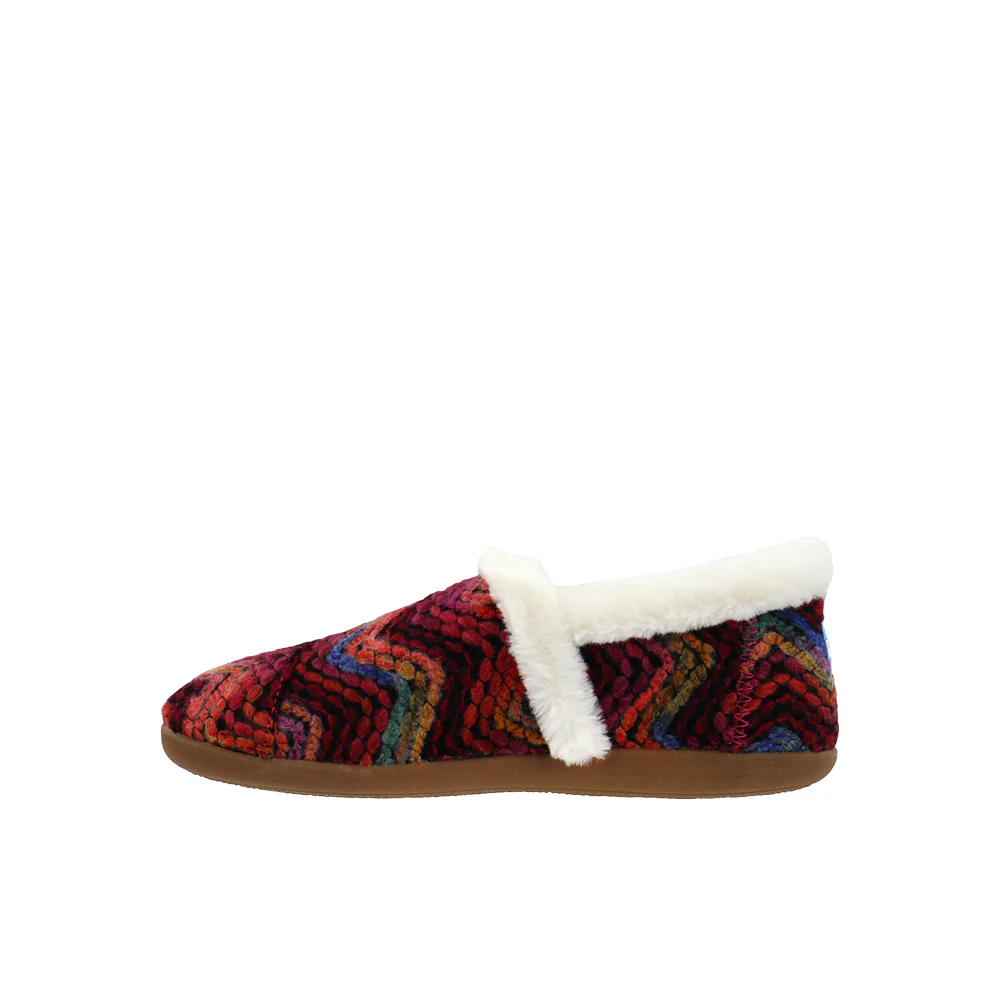 Faux Shearling Chevron Slip On Slippers (Little Kid-Big Kid) - Image 3