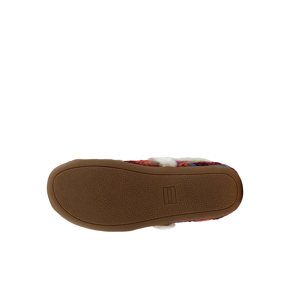 Faux Shearling Chevron Slip On Slippers (Little Kid-Big Kid) - Image 5