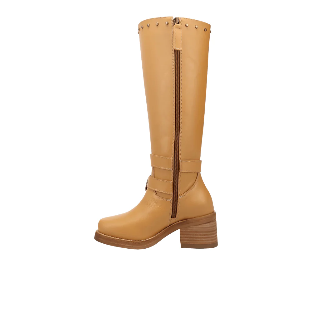 Fillmore Leather Round Toe Zippered Boots - Image 3