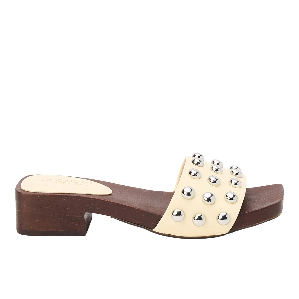 Fiora Studded Slide Sandals