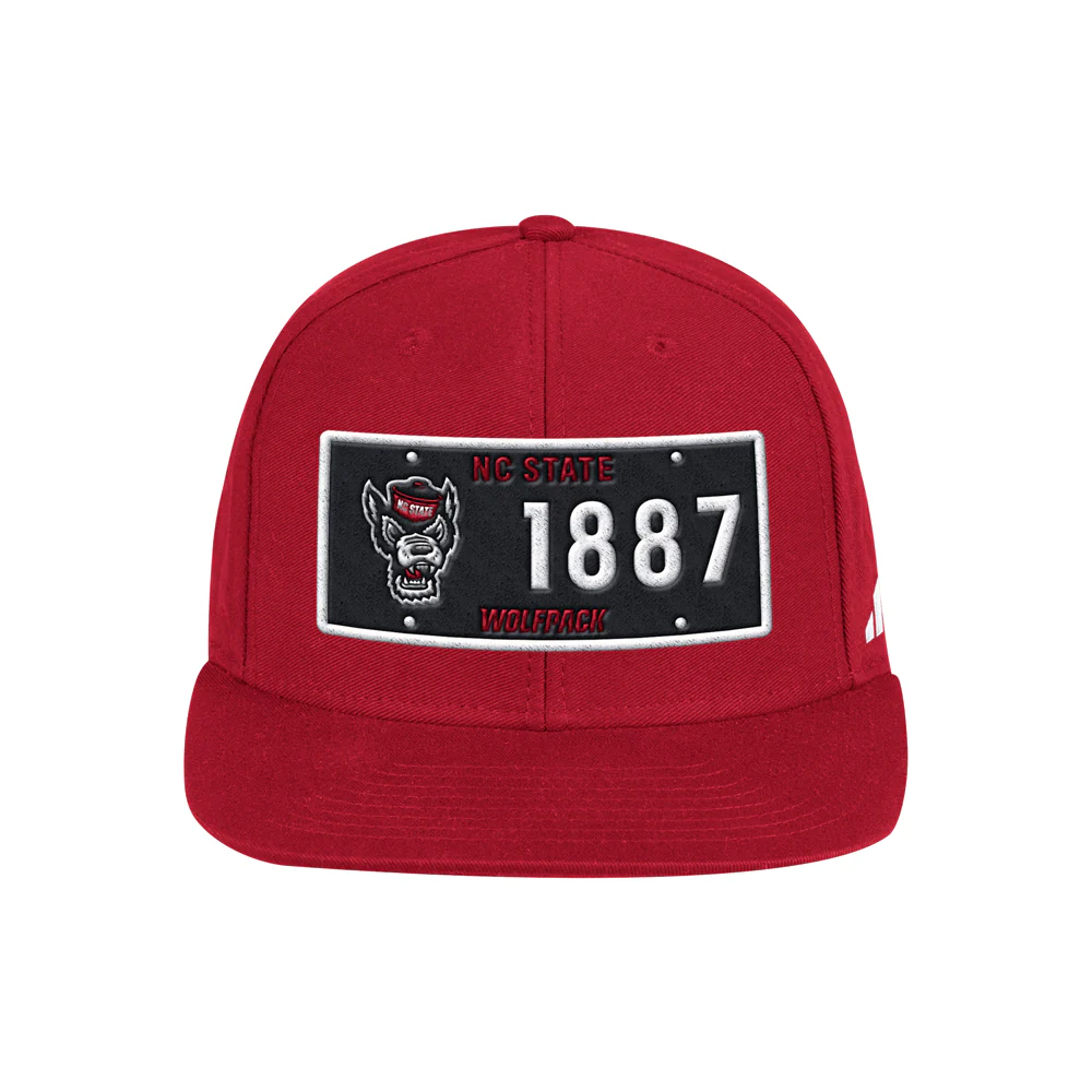 NC State Wolfpack Flat Brim Snapback Cap