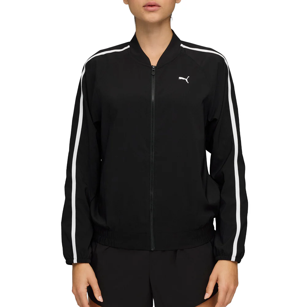 Floral Ribbon Woven Full Zip Training Jacket - Image 3