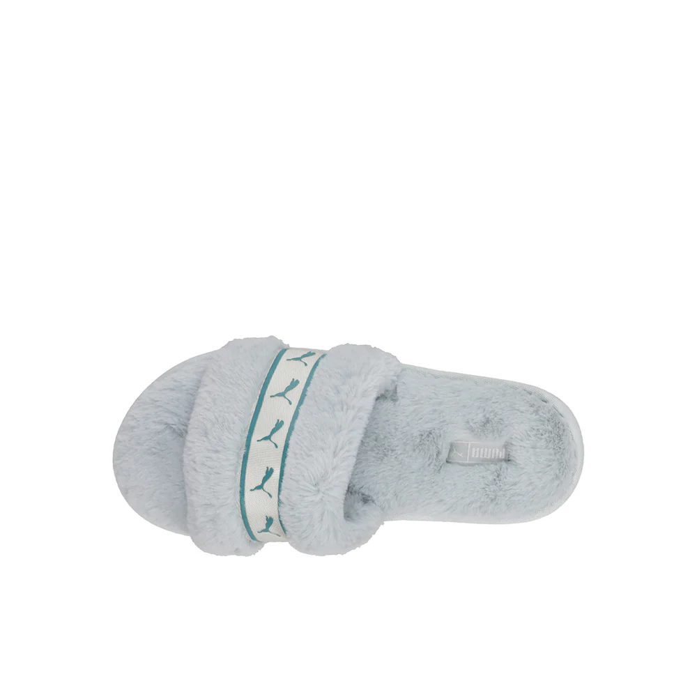 Fluff Remix Logo Slide Sandals (Big Kid) - Image 4