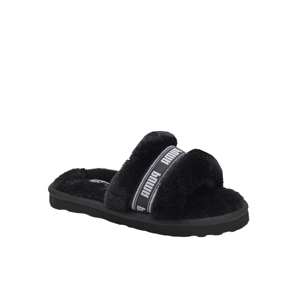 Fluff Slide Slippers (Little Kid) - Image 2