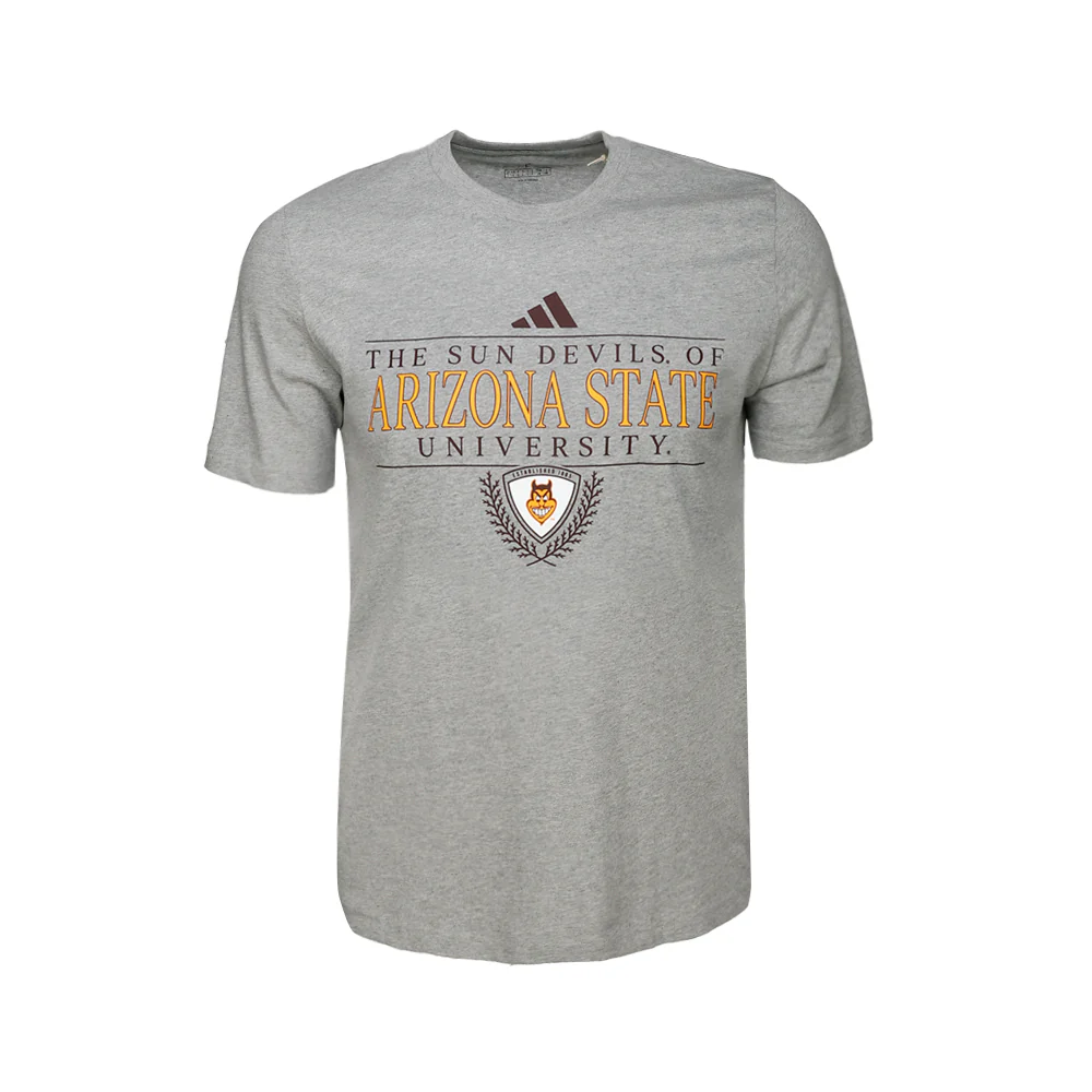Arizona State Sun Devils Fresh Logo Crew Neck Short Sleeve T-Shirt