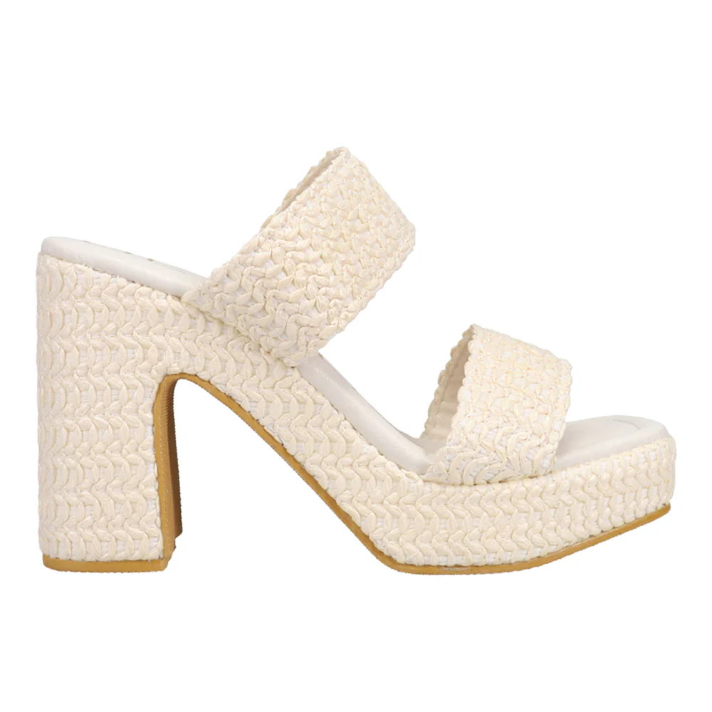 Gem Platform Block Heel Sandals