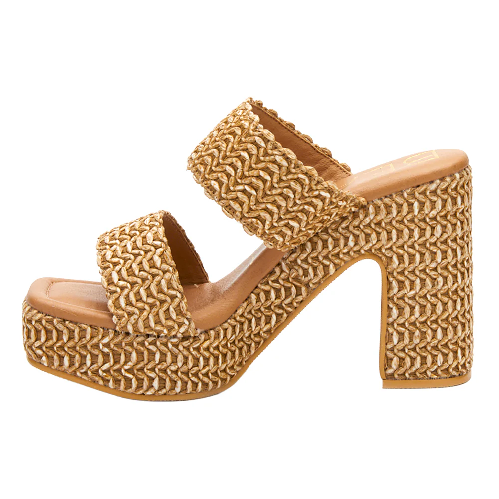 Gem Platform Block Heel Sandals - Image 3