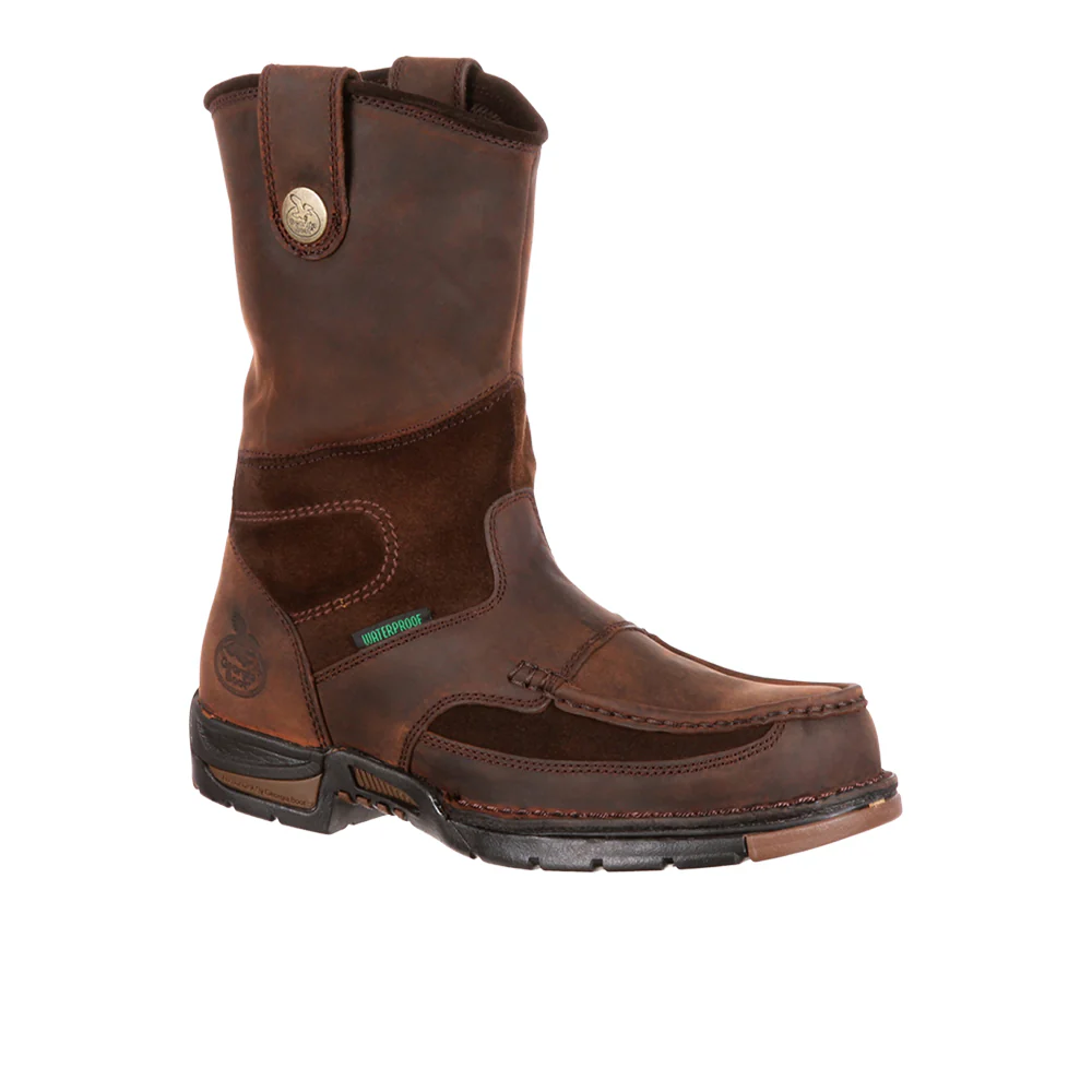 Athens 10 Inch Waterproof Soft Toe Work Boots - Image 2