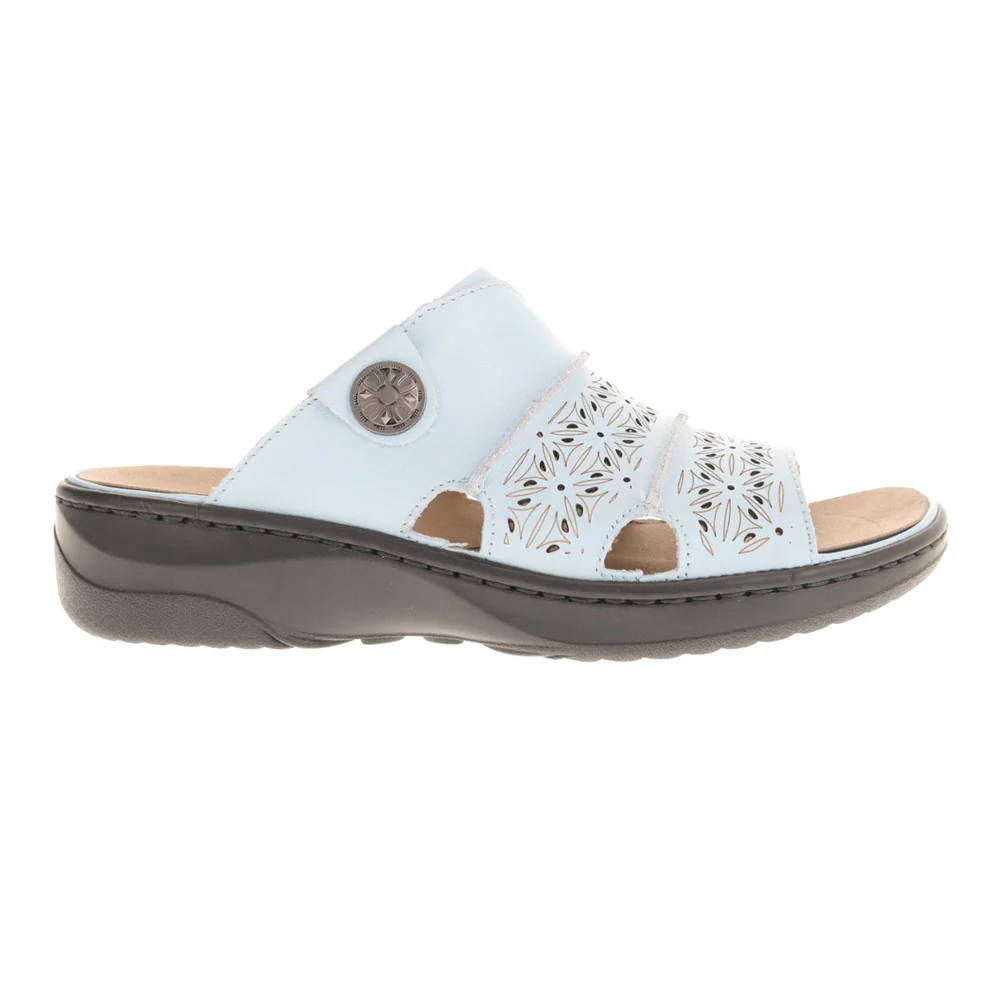 Gertie Cut-Outs Slide Sandals