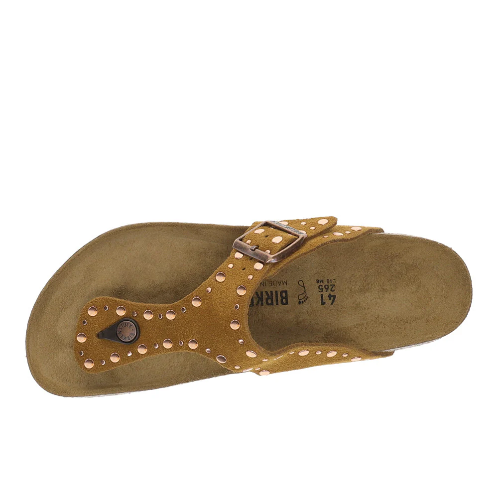 Gizeh Rivets Suede Sandals - Image 4