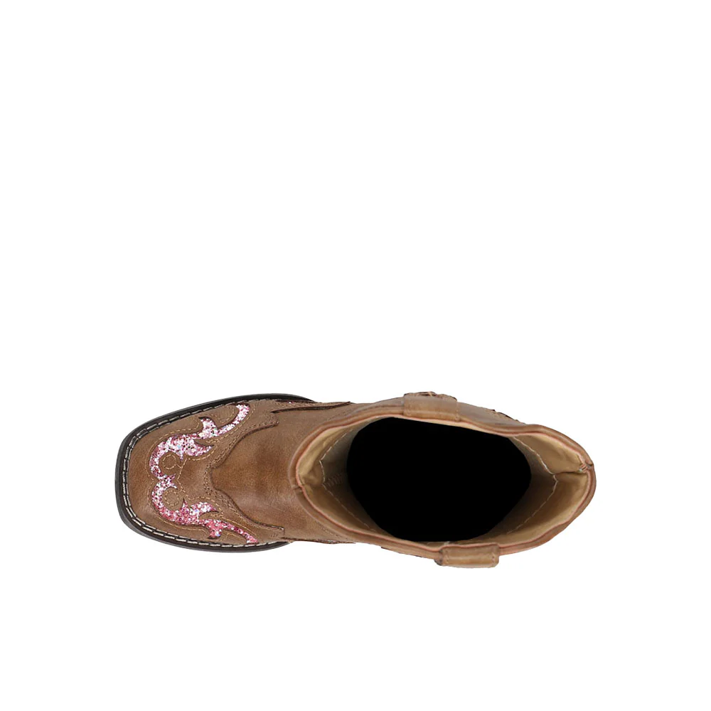 Glitter Gypsy Square Toe Cowboy Boots  (Little Kid-Big Kid) - Image 4