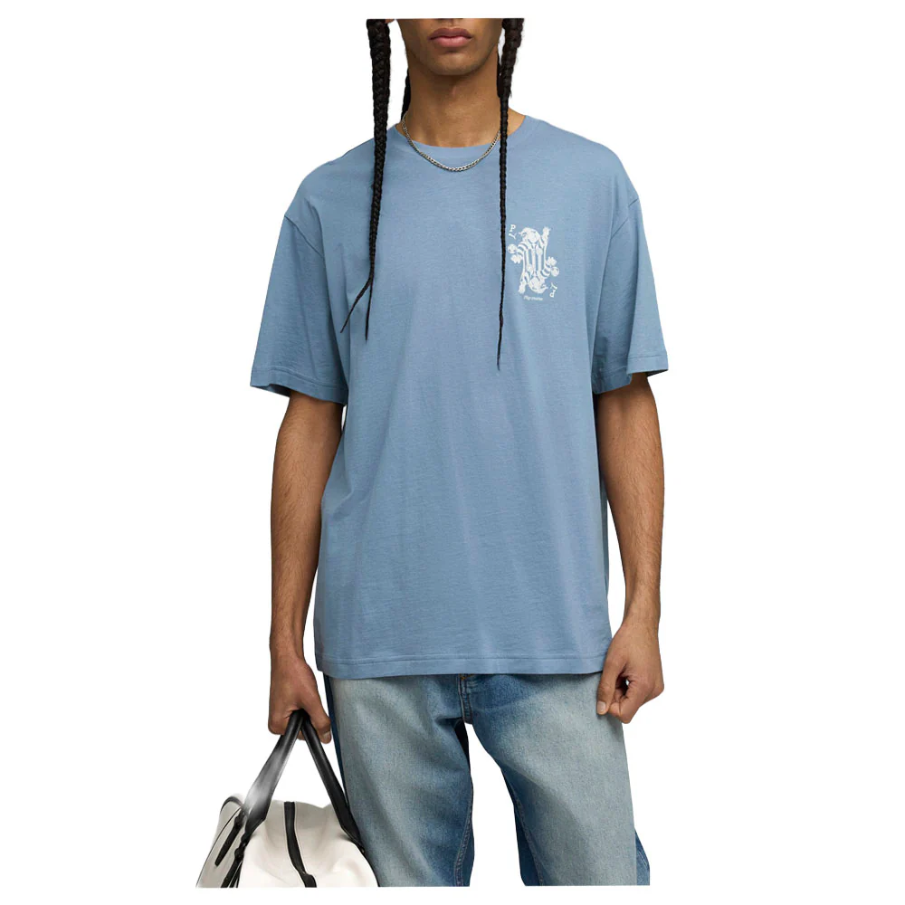 Graphic Card Play Relaxed Crew Neck Short Sleeve T-Shirt - Image 3