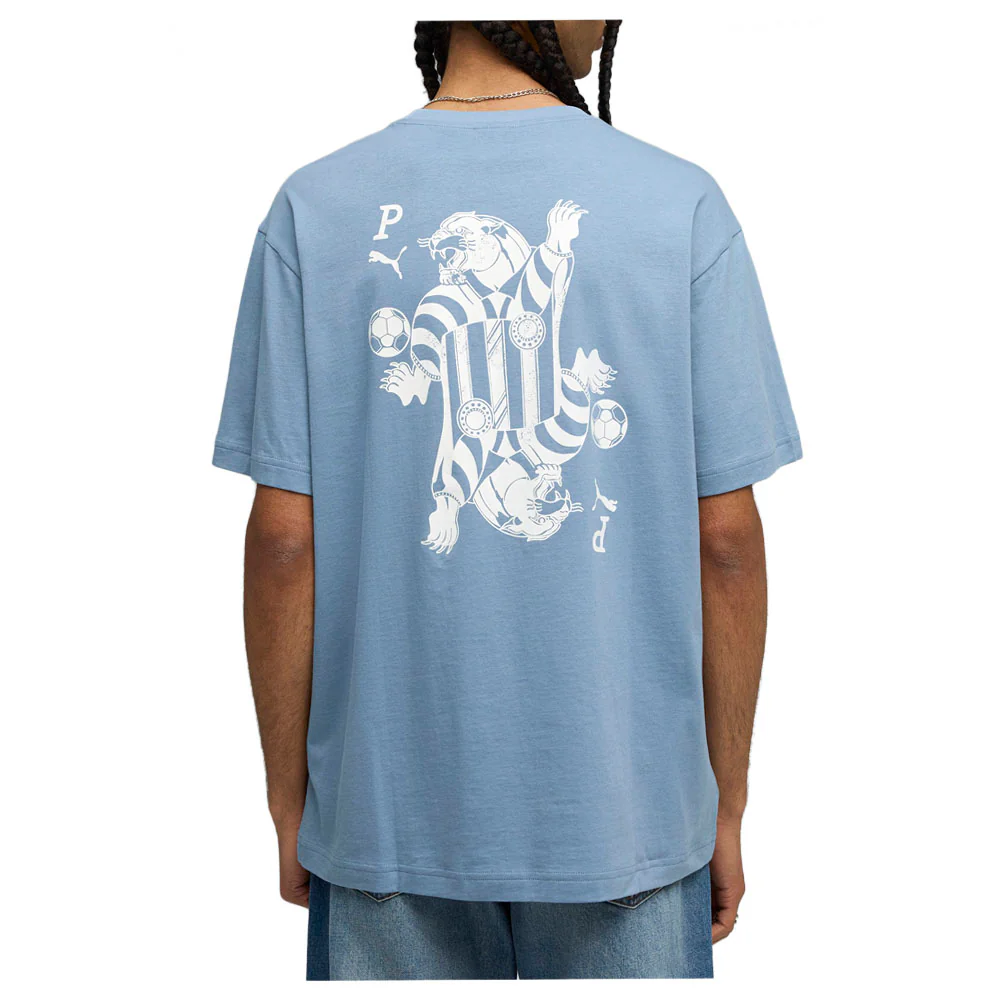 Graphic Card Play Relaxed Crew Neck Short Sleeve T-Shirt - Image 4