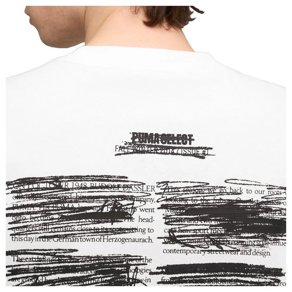 Graphic Magazine Crew Neck Short Sleeve T-Shirt - Image 5