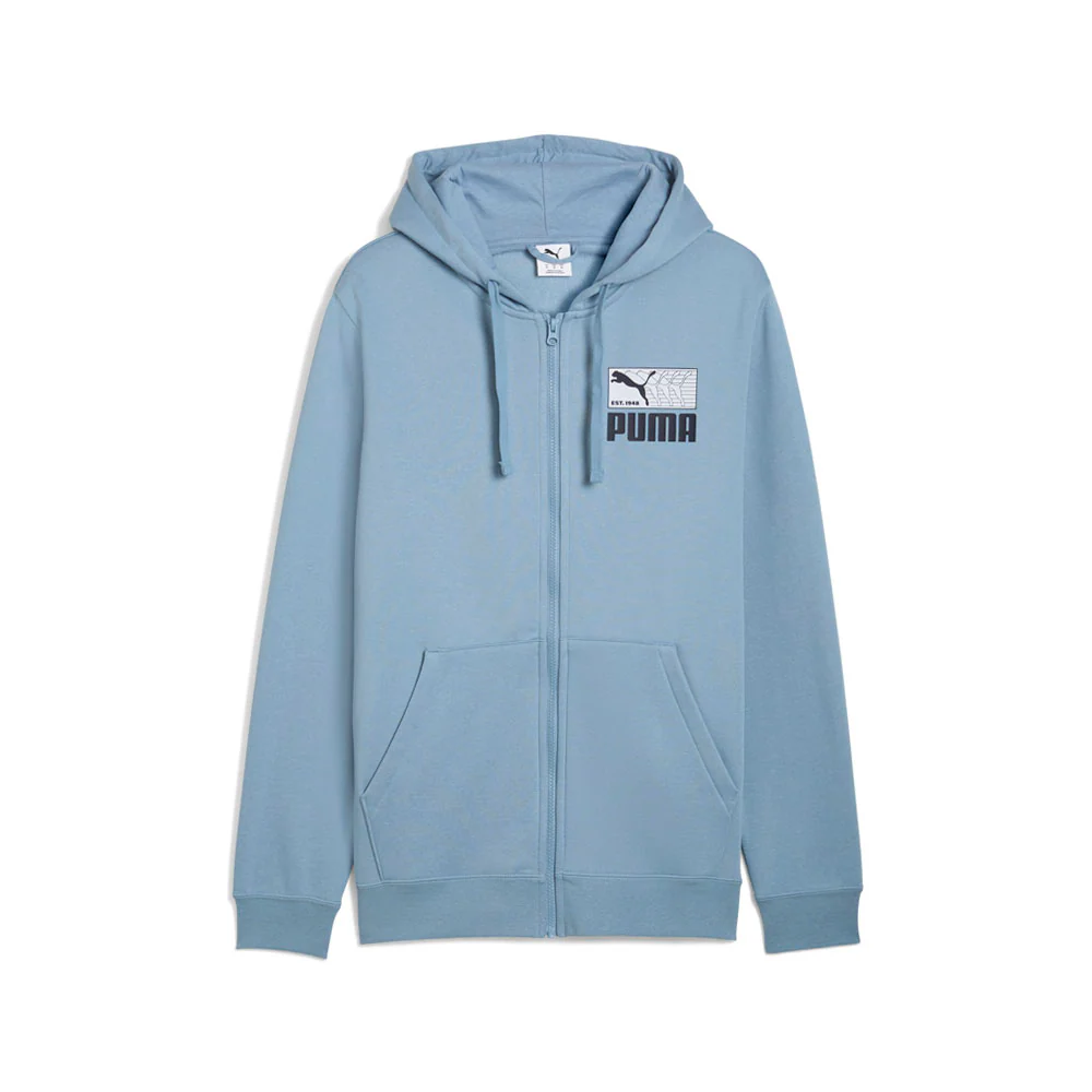 Graphic Repeat Full Zip Hoodie