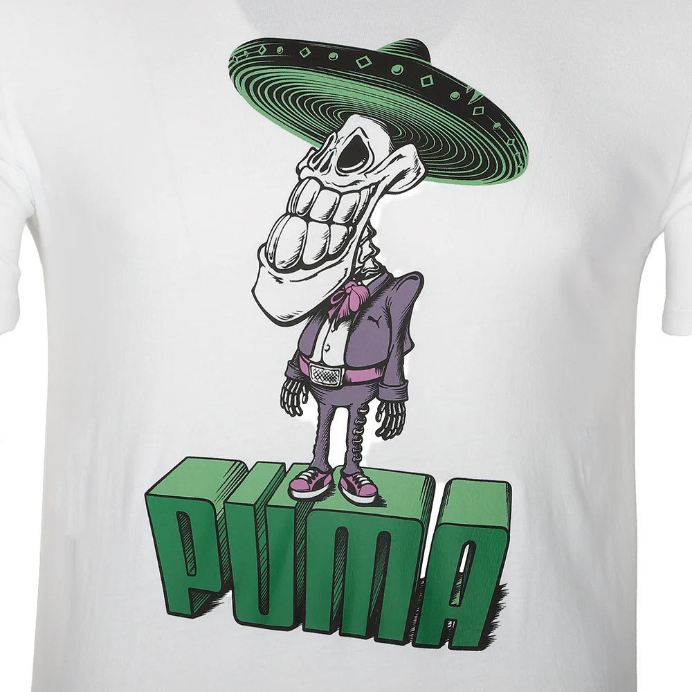 Graphics Mariachi Crew Neck Short Sleeve T-Shirt - Image 3