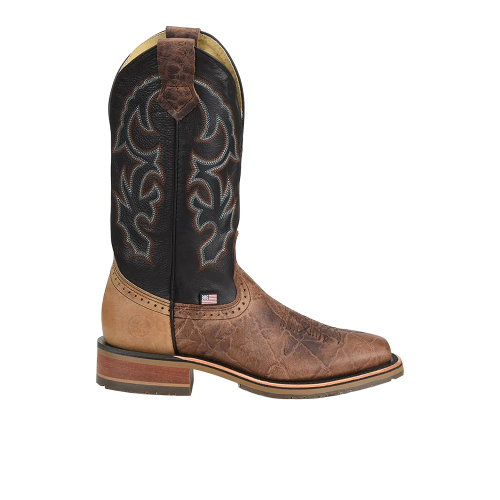 Grissom 12 Inch Embroidered Slip Resistant Soft Toe Work Boots