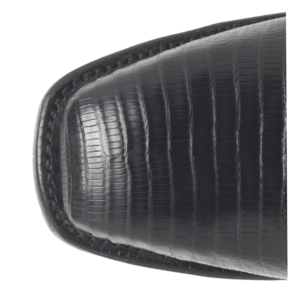 Reposado 12 Inch Lizard Square Toe Cowboy Boots - Image 4