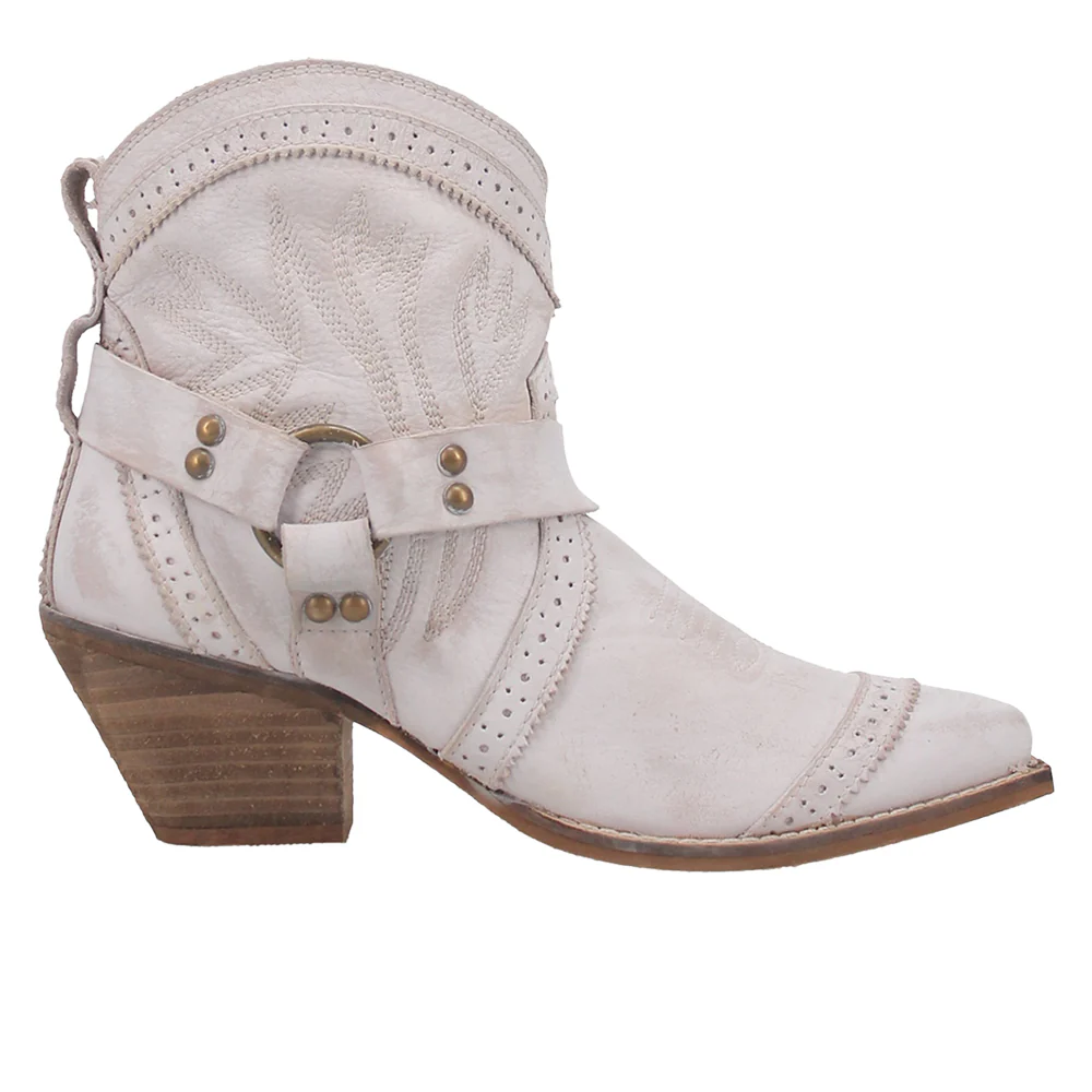 Gummy Bear Embroidered Snip Toe Pull On Cowboy Booties