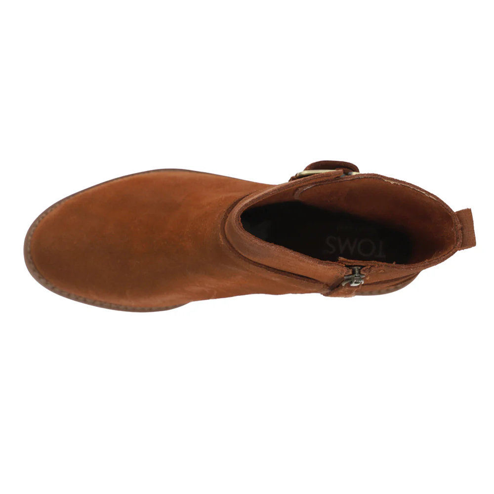 Hailey Buckle Round Toe Zippered Boots - Image 4
