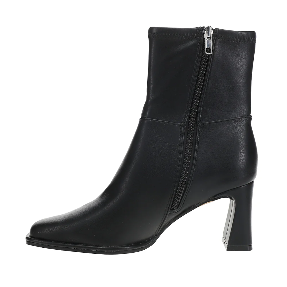 Harp Square Toe Zippered Boots - Image 3