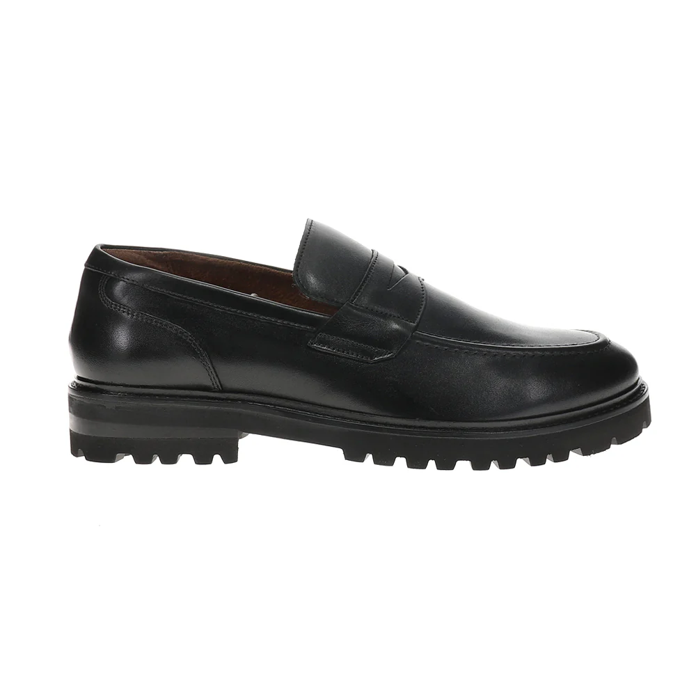 Hayes Moc Toe Penny Slip On Dress Loafers