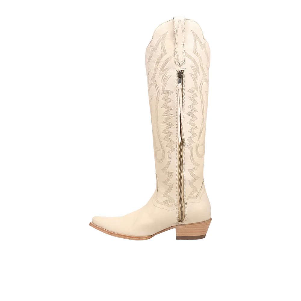Heartland Leather Snip Toe Zippered Cowboy Boots - Image 3