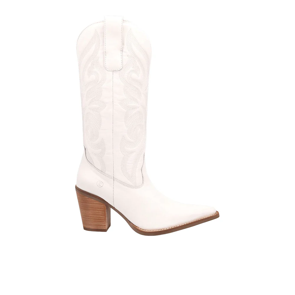 Hensley Embroidered Snip Toe Pull On Cowboy Boots