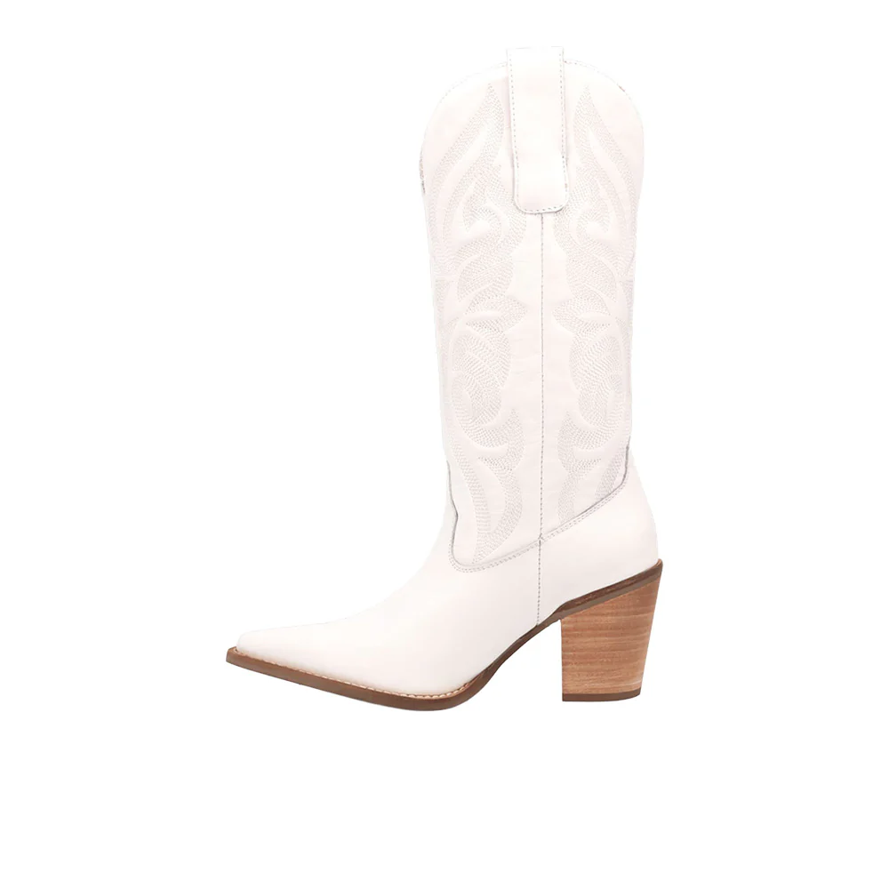 Hensley Embroidered Snip Toe Pull On Cowboy Boots - Image 3